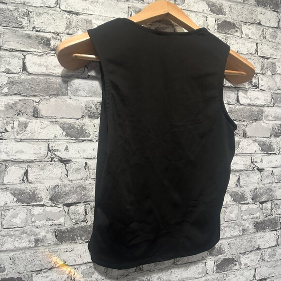 EUC No Boundaries Square Neck Black Tank Top Size Medium - Picture 6 of 11